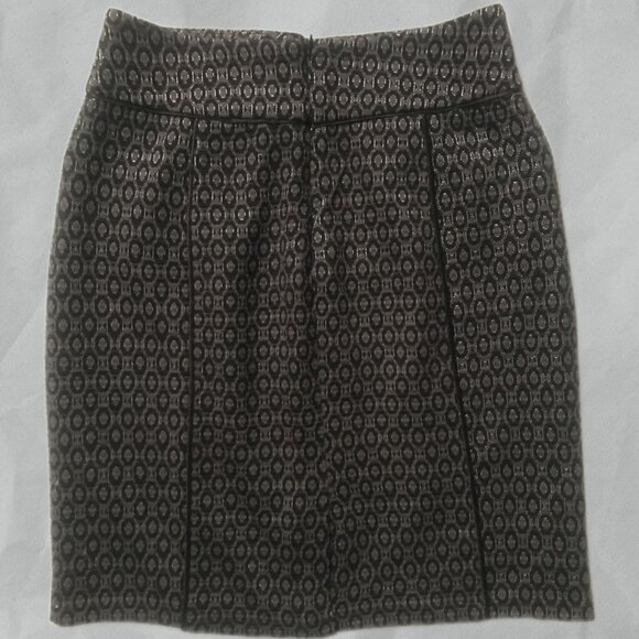 Trulli Cotton Blend Skirt Women's Size 4 Petite Front Pockets - Picture 1 of 6